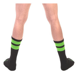 Barcode Berlin Chaussettes Gym Socks Vert fluo